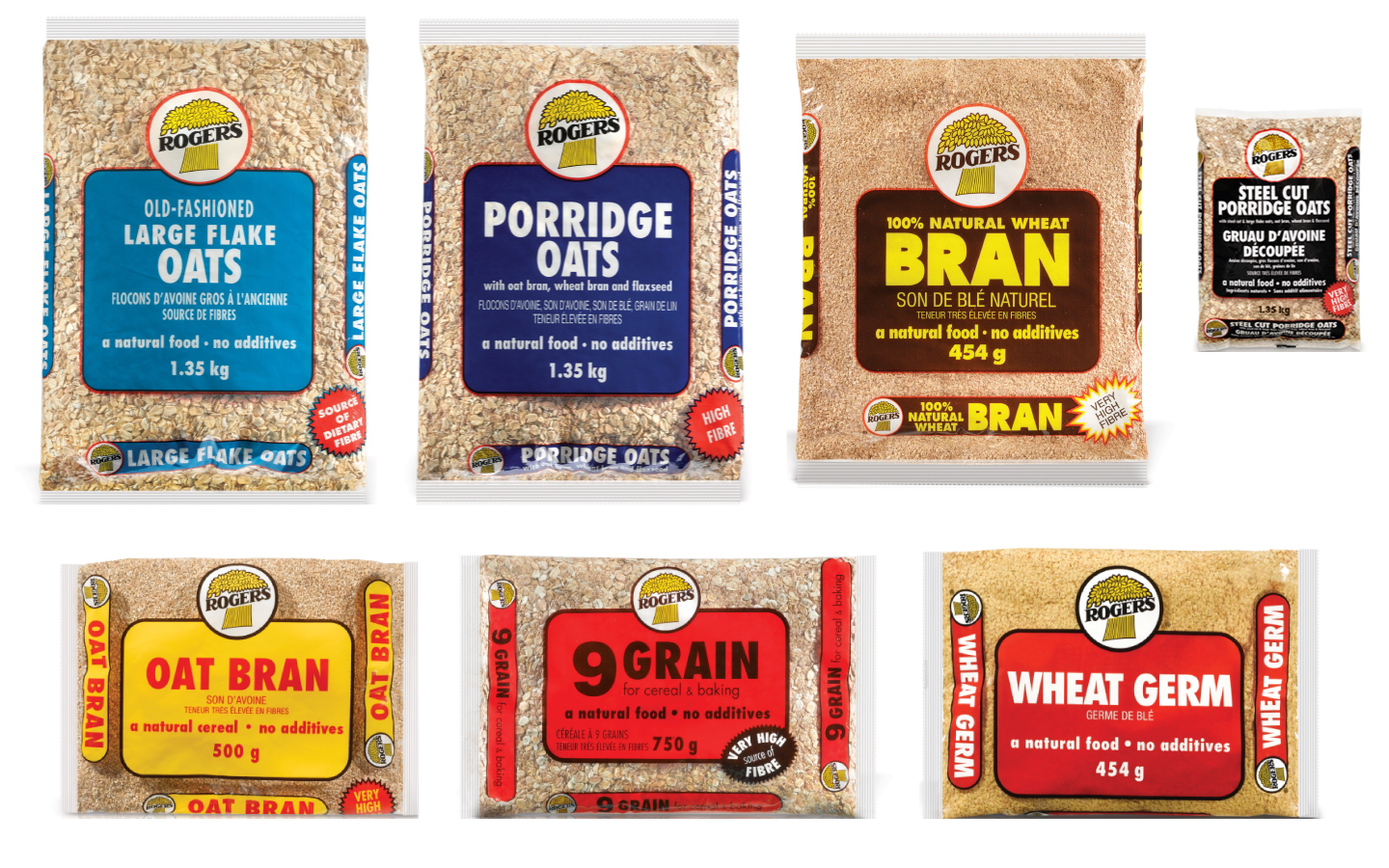 Rogers Foods original cereal packaging before redesign